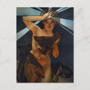 Cartão postal Alphonse Mucha Morning Star