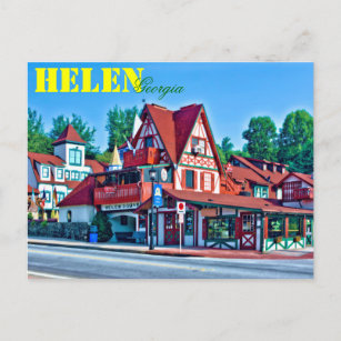 Cartão Postal Alpine Helen, Geórgia, EUA.