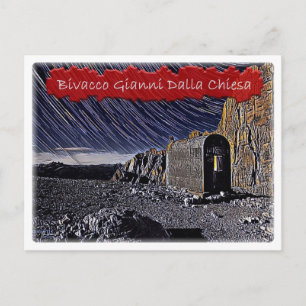 Cartão Postal alpine hut Bivacco Gianni Dalla Chiesa Dolzeg—