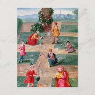 Cartão Postal Alquimistas franceses à procura de ouro material