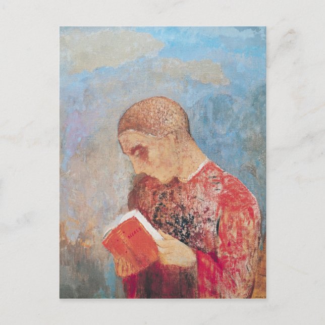 Cartão Postal Alsace ou Monk Reading, c.1914 (Frente)