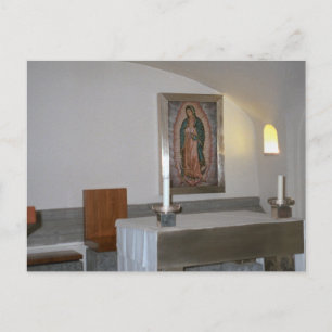 Cartão Postal Altar nas catacumbas com ikon