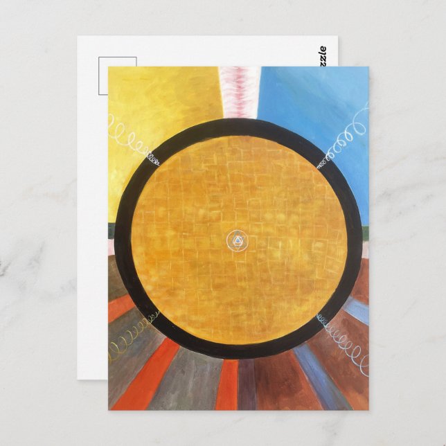 Cartão Postal Altarpeça 3 | Hilma af Klint | (Frente/Verso)