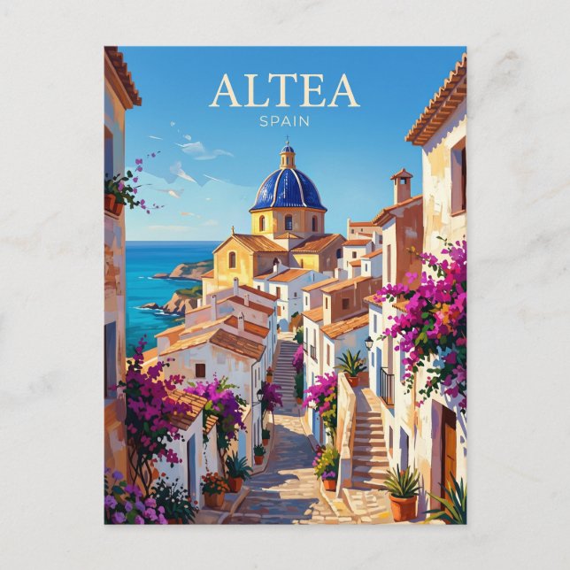 Cartão Postal Altea Espanha (Frente)