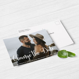 Cartão Postal Alteração da Data de Adiamento de Casamento de Scr