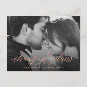 Cartão Postal Alteração dos planos   Adiamento de Casamento de F