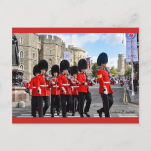 Cartão Postal Alterando a Guarda no Cartaz do Castelo de Windsor