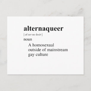 CARTÃO POSTAL ALTERNAQUEER