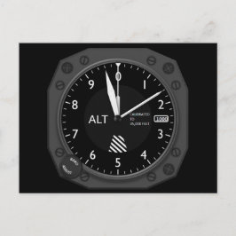Cartão Postal Altímetro de aeronaves