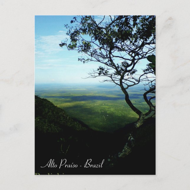 Cartão Postal Alto Paraíso - Brasil (Frente)