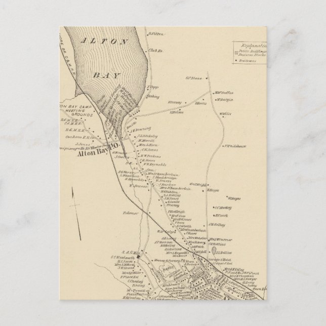 Cartão Postal Alton PO (Frente)