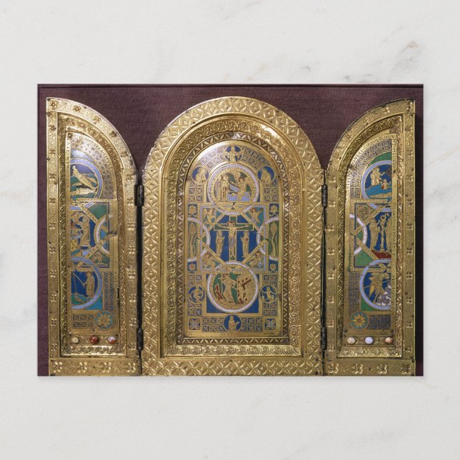 Cartão Postal Alton Towers Triptych, c.1150 (Frente)