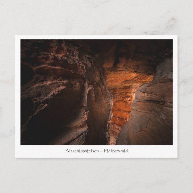 Cartão Postal Altschlossfelsen (Frente)