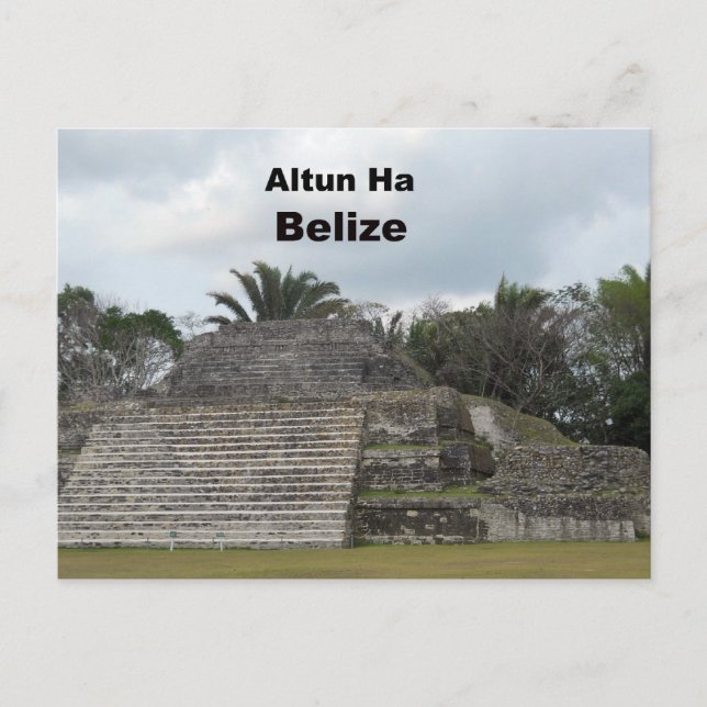 Cartão Postal Altun Ha, Belize (Frente)