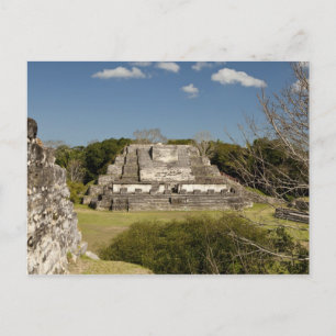 Cartão Postal Altun Ha é um local maia que data de 200