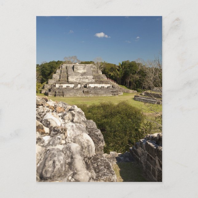 Cartão Postal Altun Ha é um sítio maia que data de 200 (Frente)