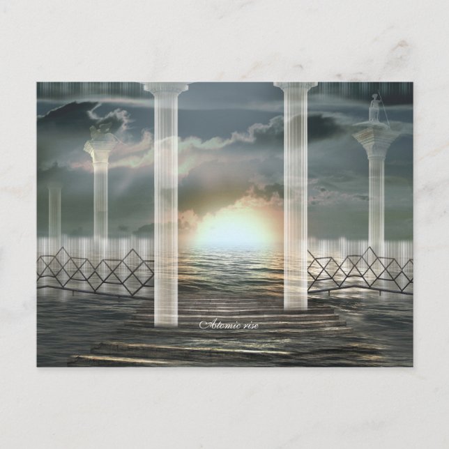 Cartão Postal Altura atômica (Frente)