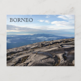 Cartão Postal altura da montanha borneo