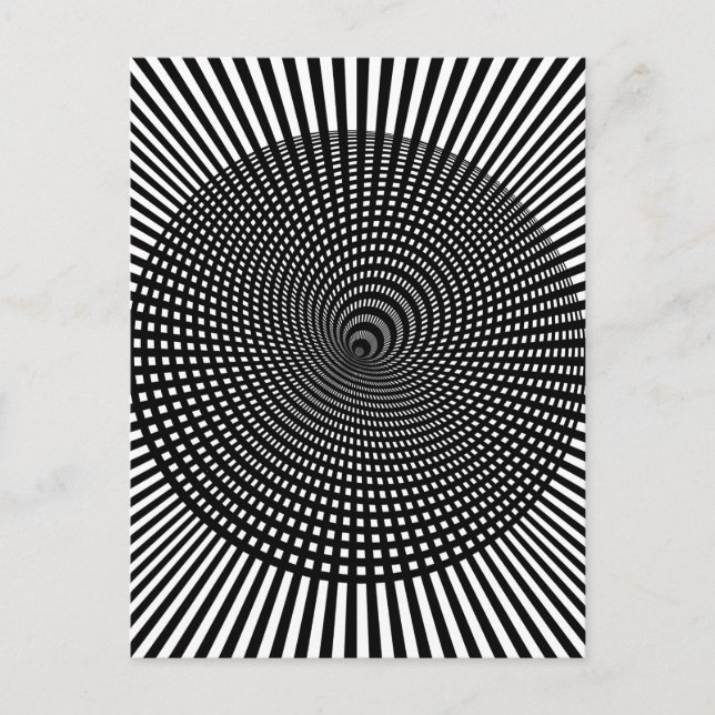 Cartão Postal Alucinação Visual de Imagem Falsa da Wellcoda (Frente)