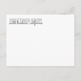 Cartão Postal Aluguel de férias com guarda-chuva de praia - Cart