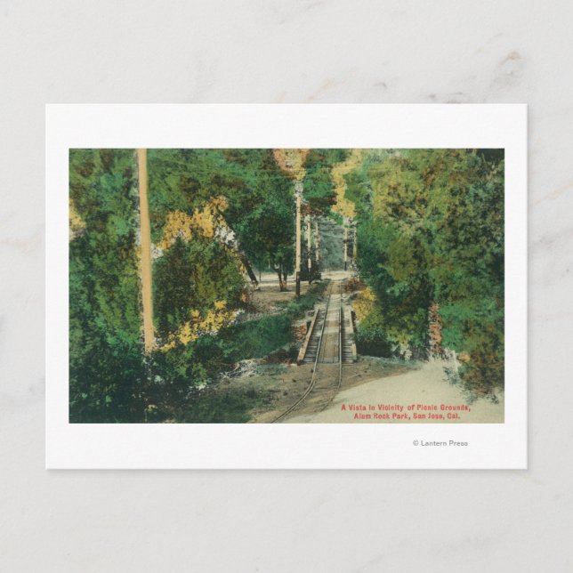 Cartão Postal Alum Rock Park Picnic Motivos Vista (Frente)