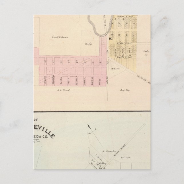 Cartão Postal Alvarado, Centreville (Frente)