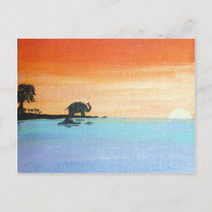 Cartão Postal Alvorada De Peace_ElephantOfferingPrayers_AnjaliSa