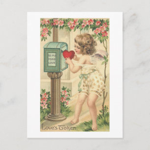 Cartão Postal Ama a Entrega do Coração Token