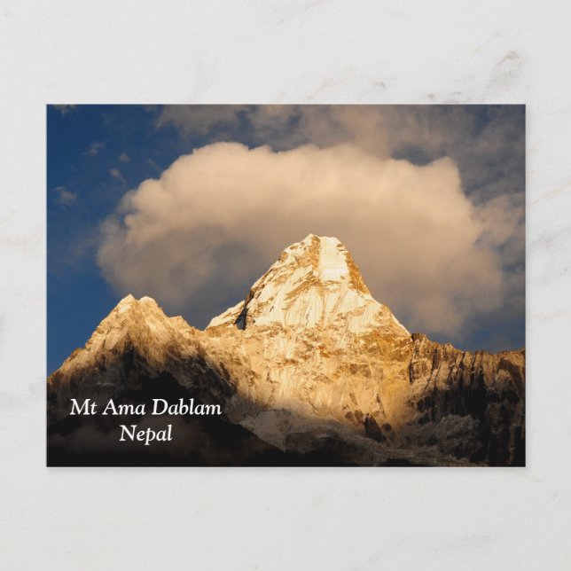 Cartão Postal Ama Dablam Crowning Glory (Frente)