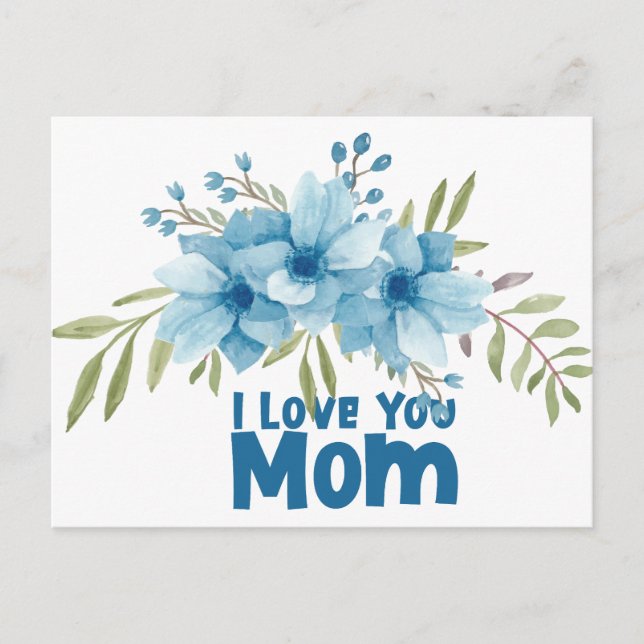 Cartão postal ama mamãe (Frente)