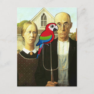 Cartão Postal Amacaw Gothic