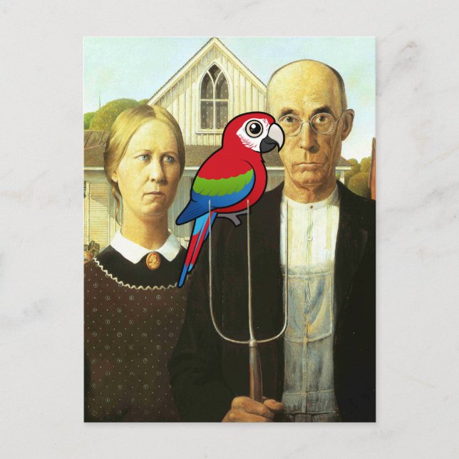 Cartão Postal Amacaw Gothic (Frente)