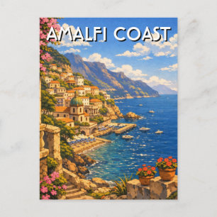Cartão Postal Amalfi Itália