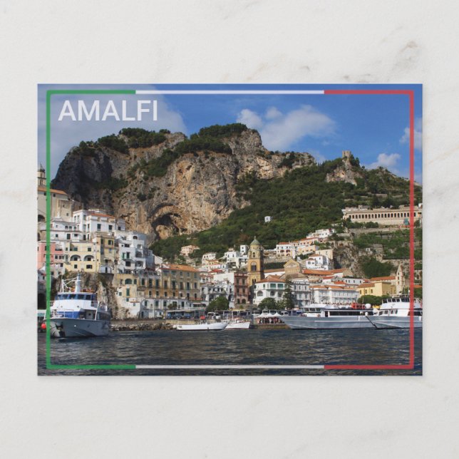 Cartão Postal Amalfi - Itália (Frente)