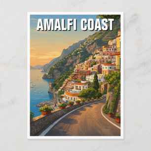 Cartão Postal Amalfi Itália