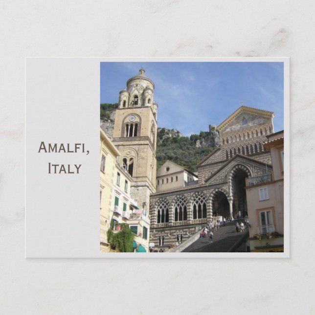 Cartão Postal Amalfi, Itália Cartão-postal fotográfico (Frente)