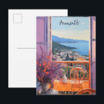 Cartão Postal Amalfi Italy Travel City Aesthetic<br><div class="desc">Amalfi Italy Travel City Aesthetic</div>