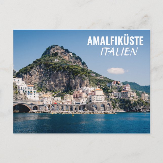 Cartão Postal Amalfiküste-Italien (Frente)
