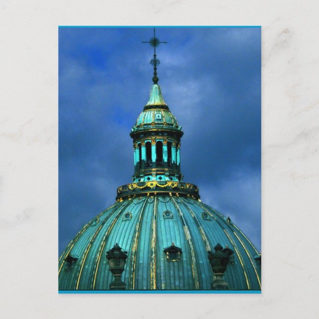 Cartão Postal Amalienborg CPH Photo Colette Guggenheim (Frente)