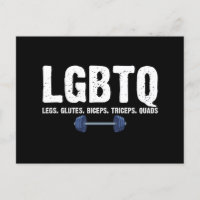 Amante de academia LGBTQ Pernas Glúteos Bíceps Trí