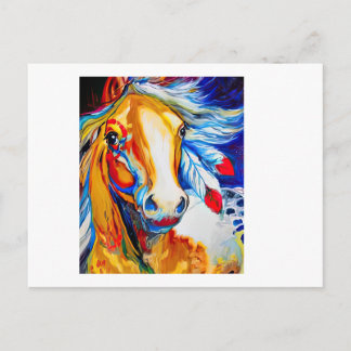 Cartão Postal Amante de Cavalos