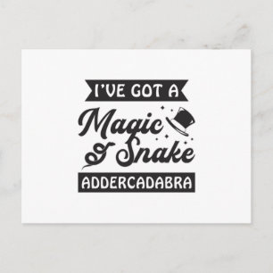 Cartão Postal Amante de os animais-cobra Rótulo Sintonizadores C