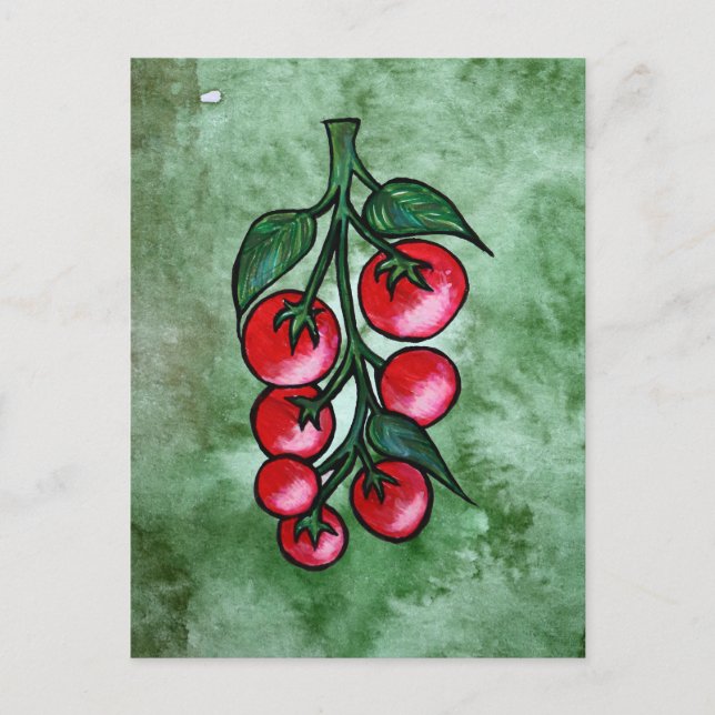 Cartão Postal Amante de Tomate (Frente)