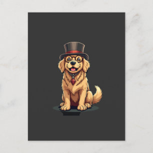 Cartão Postal Amante do Retriever Dourado Cachorro Retrievers Do