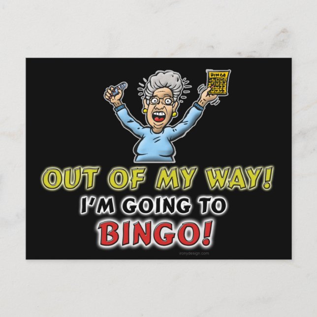 Cartão Postal Amantes de Bingo (Frente)