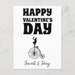 Cartão Postal amantes de gatos, Feliz Dia dos Namorados personal