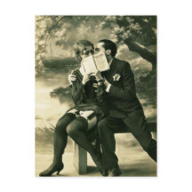 Amantes Segredos Sexy Vintage Pin-Up Casal Amor