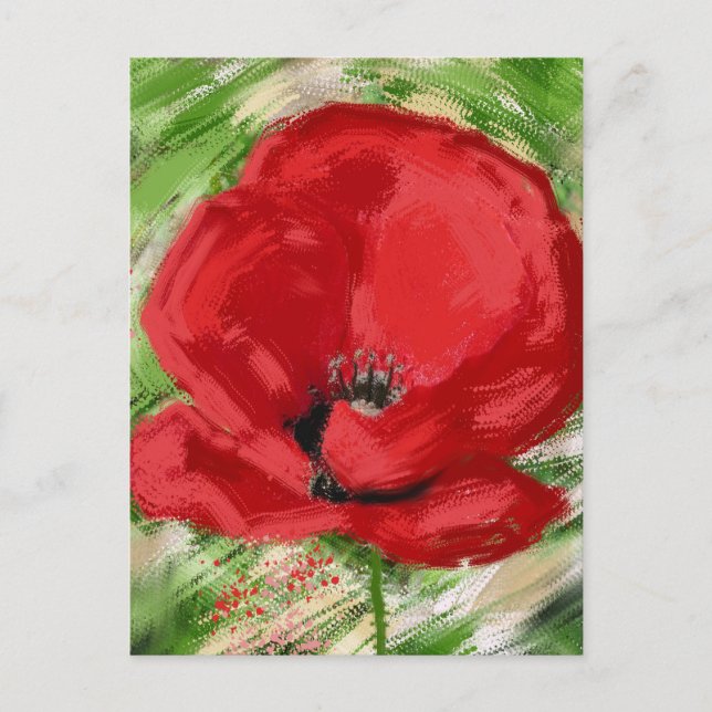 Cartão Postal amapola (Frente)