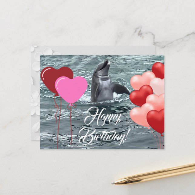 Cartão Postal Amar Aniversário (Frente/Verso In Situ)