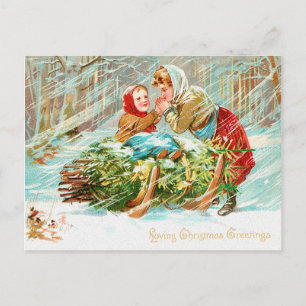 Cartão Postal Amar Saudação de Natal